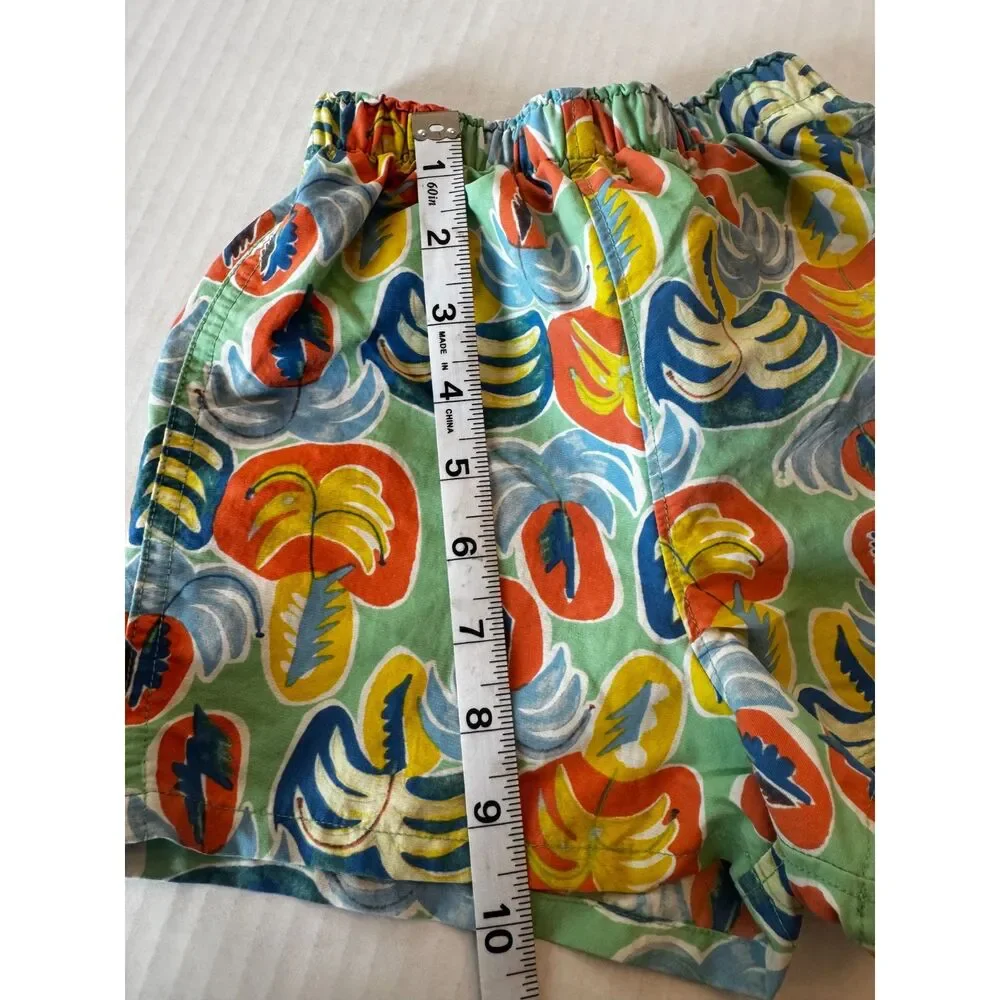 Patagonia Baby Baggies Swim Trunks 4T Blue Surf Fish Print Recycled Nylon